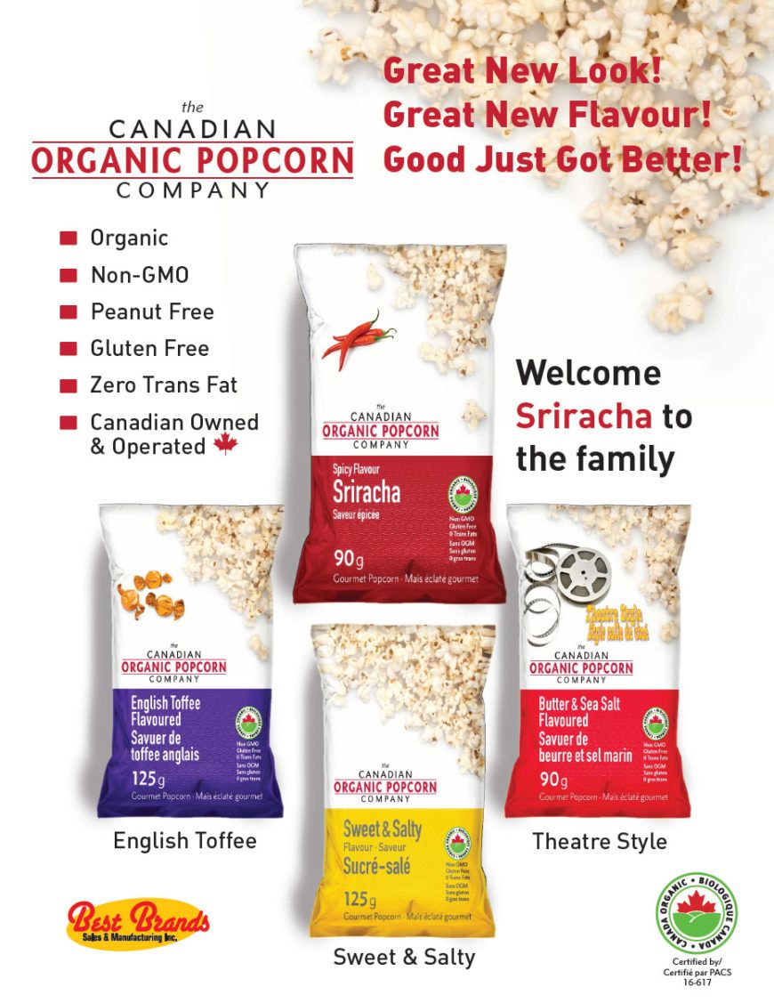 The Canadian Organic Popcorn Company Béland Organic Foods